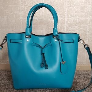 Michael Kors Teal Blakely Bucket Bag
